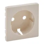 Valena LIFE Лицевая панель розетки 2К+З Слоновая кость