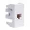 VIVA Розетка компьютерная RJ45 категория 6 1 модуль белая