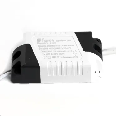 Светильник светодиодный ДВО-9w 6400K 740Лм slim белый