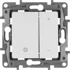 ETIKA Диммер нажимной 400Вт белый