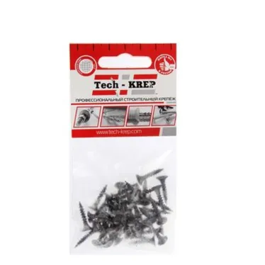 Саморез гипсокартон/металл 3,5х19 черный (40шт) - пакет