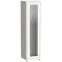 Шкаф LINEA E 42U 600х600мм двери 2шт стеклянная и металлическая. серый