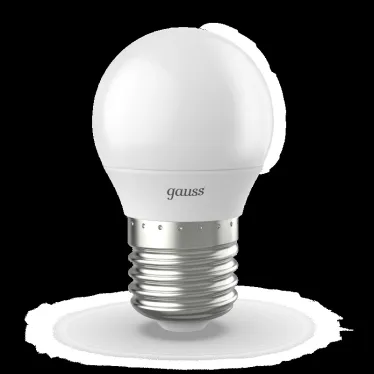 Лампа светодиодная LED 6.5 Вт 550 лм 4100К шар P45 нейтральный E27 AC 220В Black Gauss