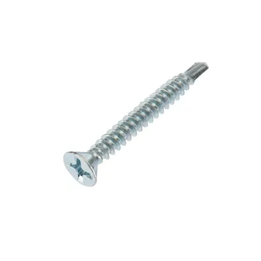 Саморез оконный сверло 3,9х32мм белый цинк (500 шт/уп)