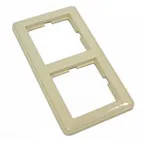 W59 Рамка 2 поста бежевая