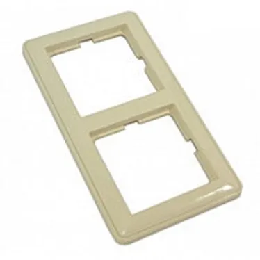 W59 Рамка 2 поста бежевая