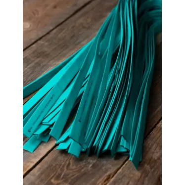 Трубка термоусаживаемая ТУТ нг 12/6 зеленая в отрезках по 1м PROxima