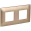 SKANDY Рамка 2-местная SK-F02Sa песочный IEK