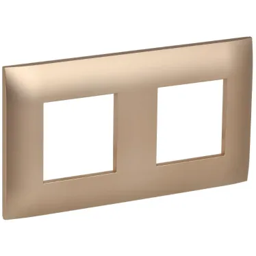 SKANDY Рамка 2-местная SK-F02Sa песочный IEK