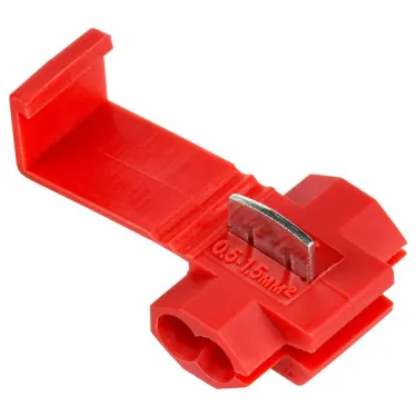 Зажим ответвительный 0.5-1.5мм.кв красный ЗПО-1 (100шт)