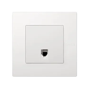 Накладка телефонной розетки, Scudo, белый
