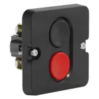 Пост управления ПКЕ 622 У2, 10А, 660В, чёрный и красный цилиндр, в нишу, IP54