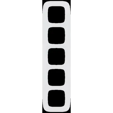 Valena ALLURE Рамка 5 постов белая универсальная