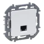 Информационная розетка RJ 45 категория 6 UTP INSPIRIA белая