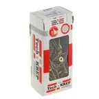 Шуруп универсальный 5х60 потайная головка, остроконечный, желтопассивированный (100шт) - коробка