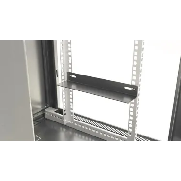 Шкаф настенный 19-дюймовый 12U 650x600х600мм металлическая передняя дверь