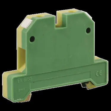 Клемма ЗНИ-70 мм.кв. ЗЕМЛЯ желто-зеленая