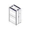 Шкаф Uniprom. 42U-800/1200. боковые панели 4шт. черный
