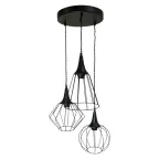 Светильник Форма 231 черн.муар (Плафон Микс) НСБ 01-3х60-141 Е27 ИУ