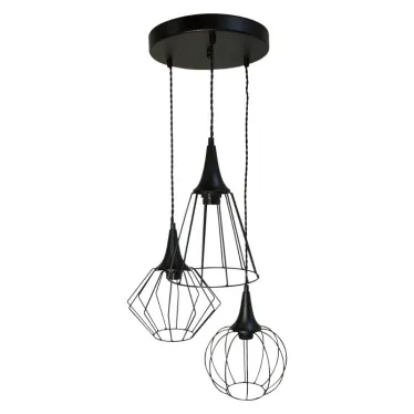 Светильник Форма 231 черн.муар (Плафон Микс) НСБ 01-3х60-141 Е27 ИУ