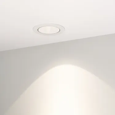 Светильник MS-FORECAST-BUILT-TURN-R102-12W Day4000 (WH-WH, 32 deg, 230V) (Arlight, IP20 Металл, 5 лет) | 037098 | Arlight