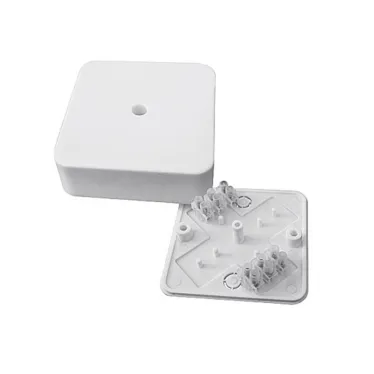 Коробка разветвительная КМР-030-030кг наружная (75х75х25) белая с клеммником PROxima