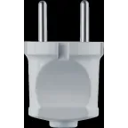 Вилка Navigator 61 358 NCA-PL01-6A-X-WH прямая без заземления белая