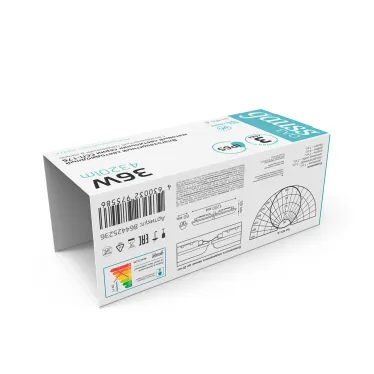 Светильник светодиодный промышленный линейный ССП-176 EVO IP65 1200*76*66 36W 3950lm 4000K мат соед.в линию 1/12 | 864425236 | Gauss