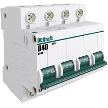 Выключатель автоматический четырехполюсный 1А D ВА-101 4.5кА