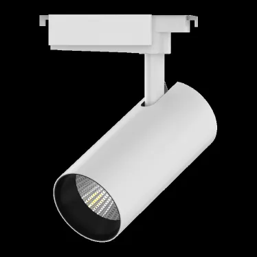 Светильник светодиодный трековый на шинопровод ДПО 32 Вт 2750 лм 4000К AC 220В Белый IP20 D180х220мм однофазный угол 24 грд Track Gauss