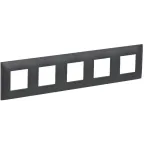 SKANDY Рамка 5-местная SK-F05T титан IEK