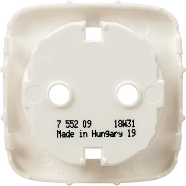 Valena ALLURE Лицевая панель розетки 2К+З Жемчуг