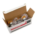 Механизм переключателя исполнительный ХB4 желтый на 3 положения возвратный без фиксации с подсветкой с короткой ручкой PROxima