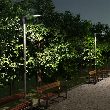 Кронштейн для уличных светильников 200*205*100мм на трубу до D58мм / консоль D48мм черный 1/2 | 903215106 | Gauss