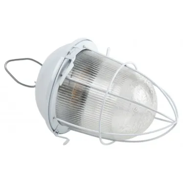 Светильник НСП 41-200-003 с решеткой Желудь сталь стекло IP54 E27 max 200Вт 185х345 белый