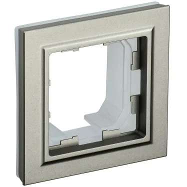 BRITE Рамка 1 пост IP44 РУ-1-БрШ-44 шампань