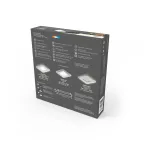 Светильник светодиодный Bubbles BL320 Квадр. 3+3W LED 3000K 350лм103x103мм O80 1/40 | BL320 | Gauss