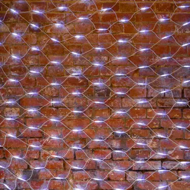 Гирлянда "Сеть" 2x3м, белый КАУЧУК, 432 LED Белые | 217-145 | NEON-NIGHT