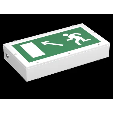 Световой указатель аварийного освещения светодиодный BS-FLAGMAN-51-S1-INEXI2 10,5Вт 1ч IP65 универсальный накладной | a16720 | Белый свет