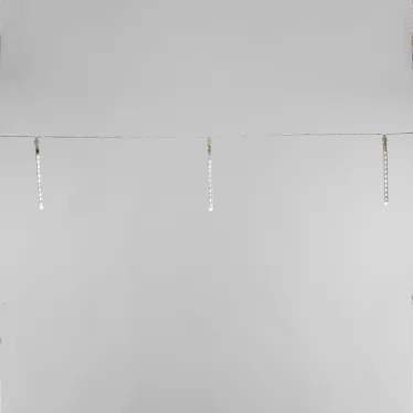 Гирлянда "Тающие сосульки" светодиодная, 4шт х 20см, шаг 50см, 24 В (с трансформатором) белые светодиоды | 256-317-6 | NEON-NIGHT