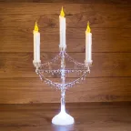 Фигура на подставке "Подсвечник со свечками" 25 см | 513-034 | NEON-NIGHT