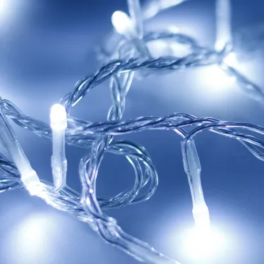 Светодиодная гирлянда ARD-STRING-HOME-5000-CLEAR-50LED-STD WHITE (230V, 3.5W) | 025751 | Arlight