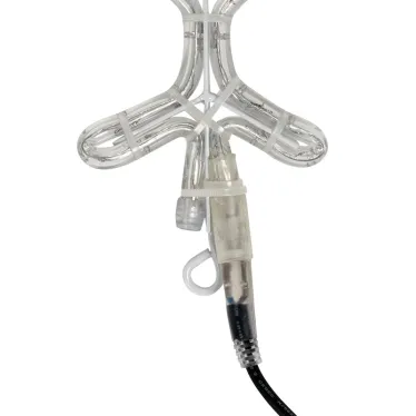 Фигура "Снежинка", цвет ТЕПЛЫЙ БЕЛЫЙ, размер  30х28см | 501-210 | NEON-NIGHT