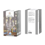 Фигура на подставке "Подсвечник со свечками" 25 см | 513-034 | NEON-NIGHT