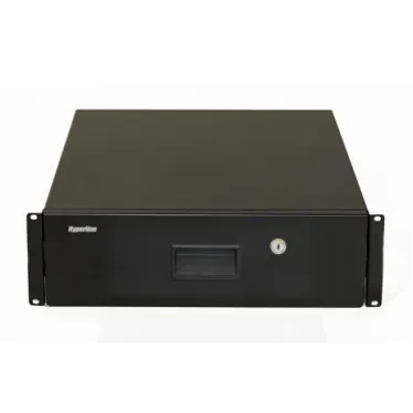 Полка (ящик) для документов 3U. 133х483х460мм (ВхШхГ). цвет черный (RAL 9004)