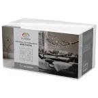 Гирлянда светодиодная Кристаллы черные 10 LED, 1,5 м, прозрачный ПВХ, теплый белый свет свечения, 2хАА (батарейки не в компл.) | 304-017 | NEON-NIGHT