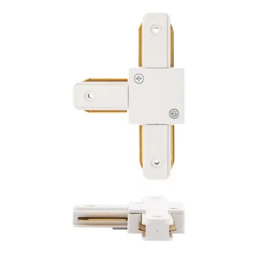 Коннектор для однофазного шинопровода T-образный белый | 612-006 | Rexant