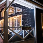 Гирлянда "Сеть" 2,5х2,5м, черный ПВХ, 432 LED Белые | 215-031 | NEON-NIGHT