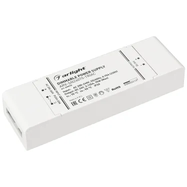 Блок питания ARV-SN24075-TRIAC (24V, 3.125A, 75W) (Arlight, IP20 Пластик, 3 года) | 030935 | Arlight