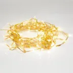 Гирлянда светодиодная универсальная 100 LED ТЕПЛЫЙ БЕЛЫЙ 10 метров, прозрачный ПВХ, с контроллером | 303-063 | NEON-NIGHT